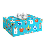Papel de regalo "Party Animals", 27 pies cuadrados.
