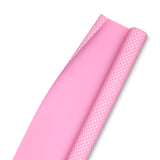 Rollo de papel de regalo reversible rosa/mini puntos, 25 pies cuadrados.