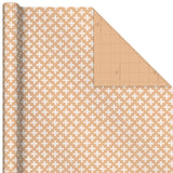 Papel de regalo Kraft con "signo más", 20 pies cuadrados.