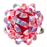 Lazo de regalo de puntos de acuarela/rosa intenso