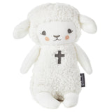 Cordero de peluche musical con canción de cuna, 8.25"