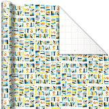 Papel de regalo "Yay It's Your Birthday", 17.5 pies cuadrados